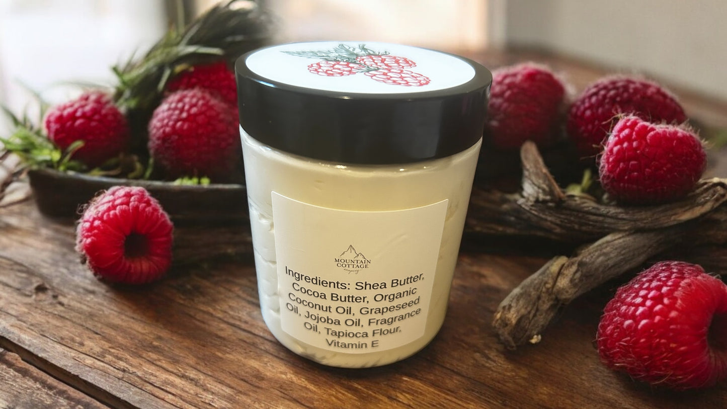 6 oz Black Raspberry and Vanilla Smoothing Body Butter