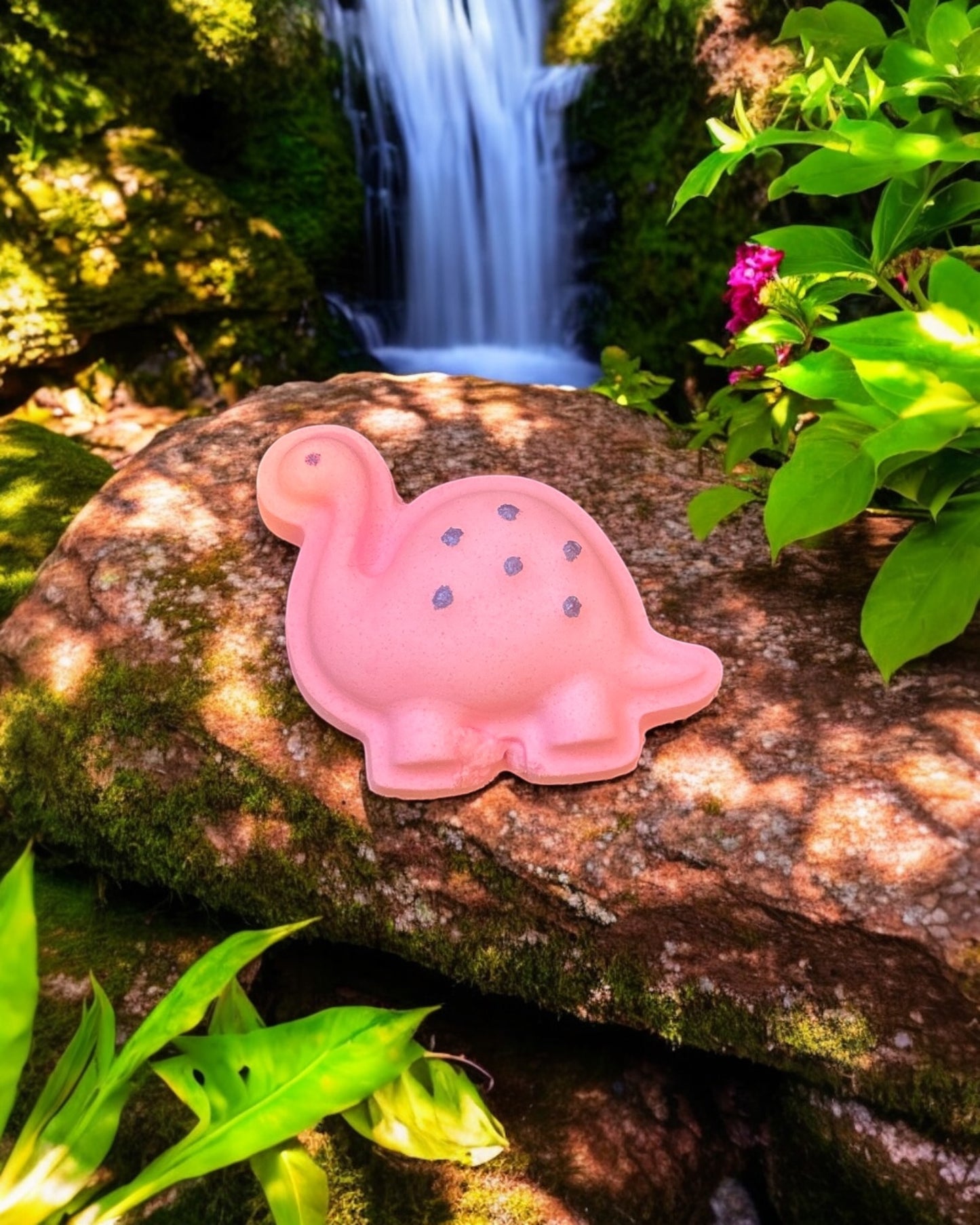 A Friendly Dinosaur Bath Bomb