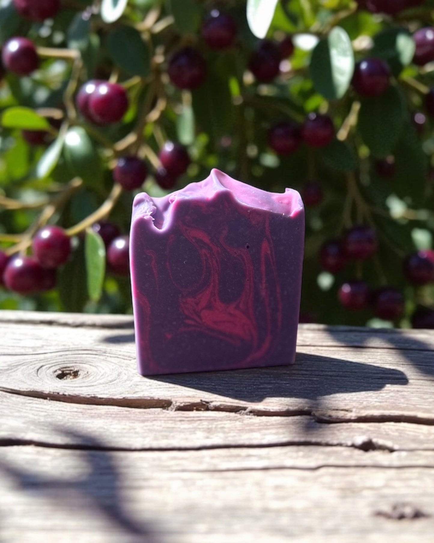 Wild Elderberry Shea Butter Soap with Goat Milk