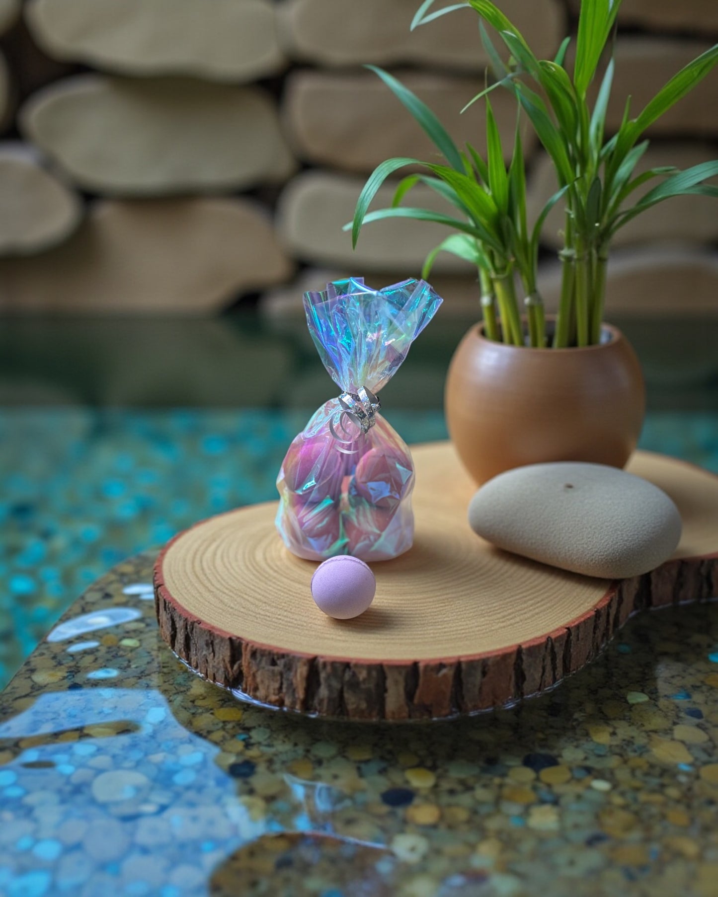 Lavender Calm Essential Oil Bath Bombs