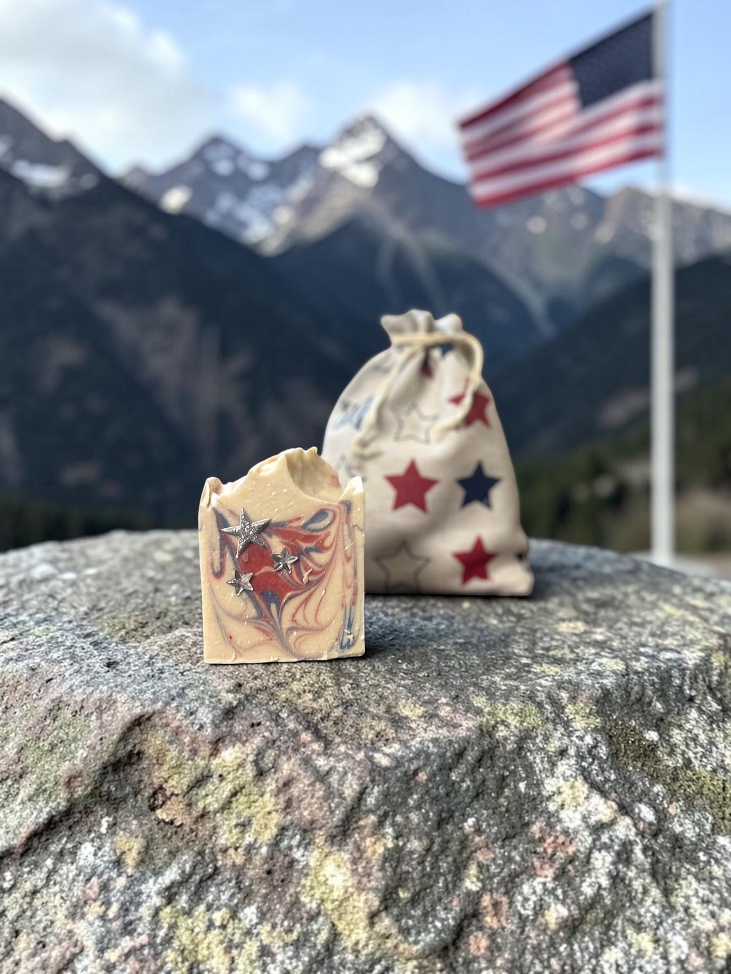 America Commemorative 250 Flag Soap