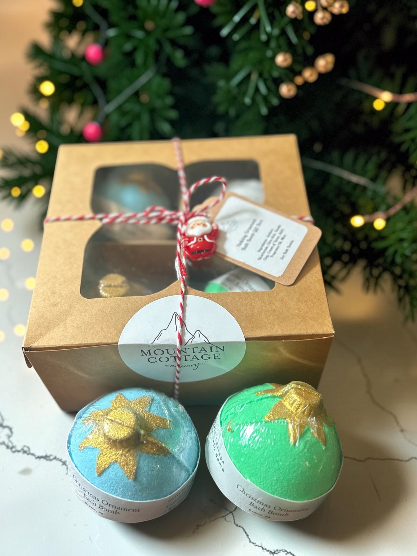 Merry & Bright Ornament Bath Bomb Gift Box