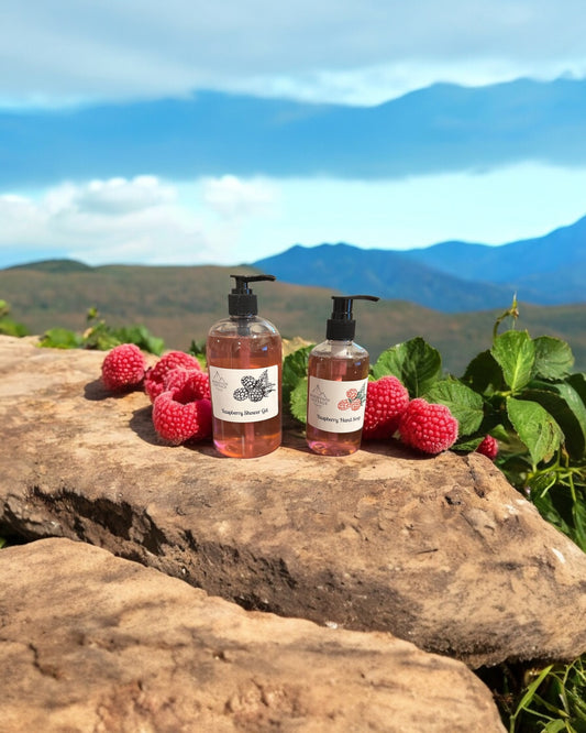 Raspberry Shower Gel and Hand Wash Set