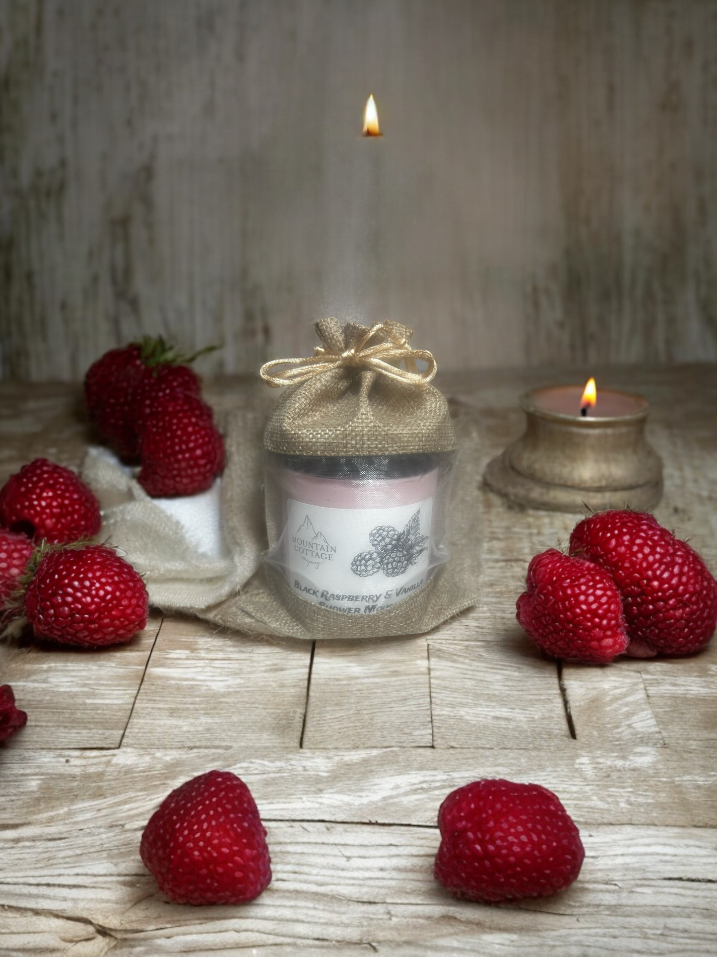 Black Raspberry & Vanilla Shower Mousse