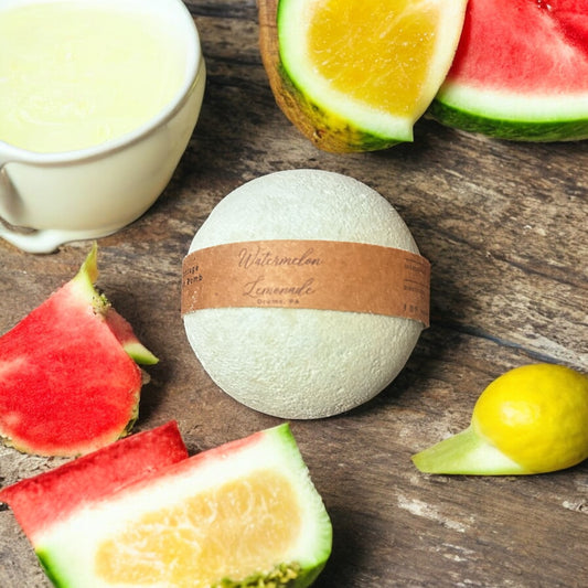 Watermelon and Lemonade Bath Bomb