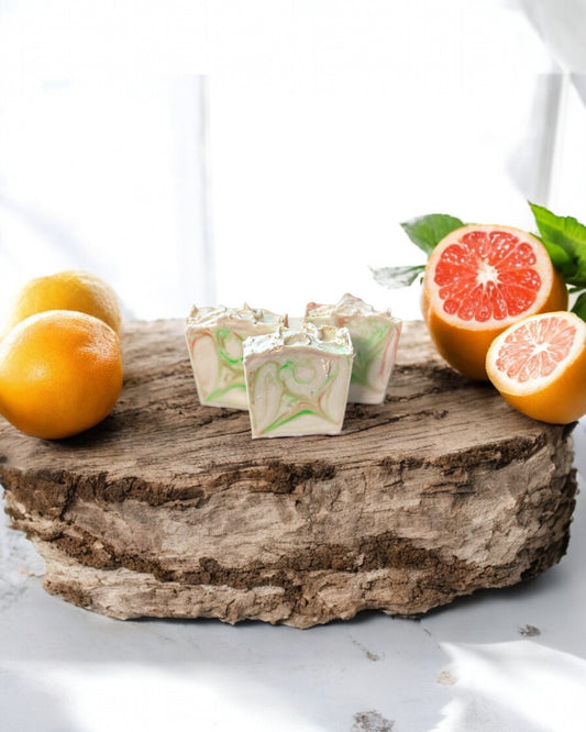Grapefruit and  Bergamot Shea Butter Soap with Coconut Milk