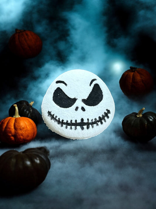 Scary Jack Bath Bomb with Colorful Embeds