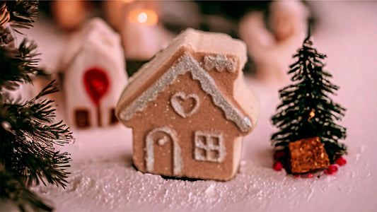 Gingerbread House Bath Bomb