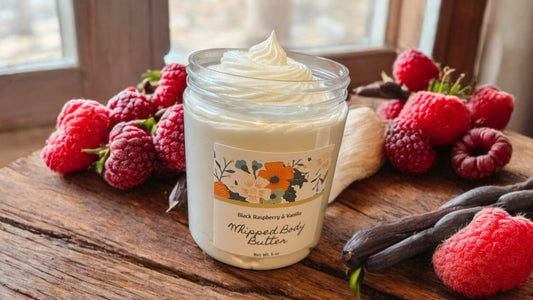 6 oz Black Raspberry and Vanilla Smoothing Body Butter