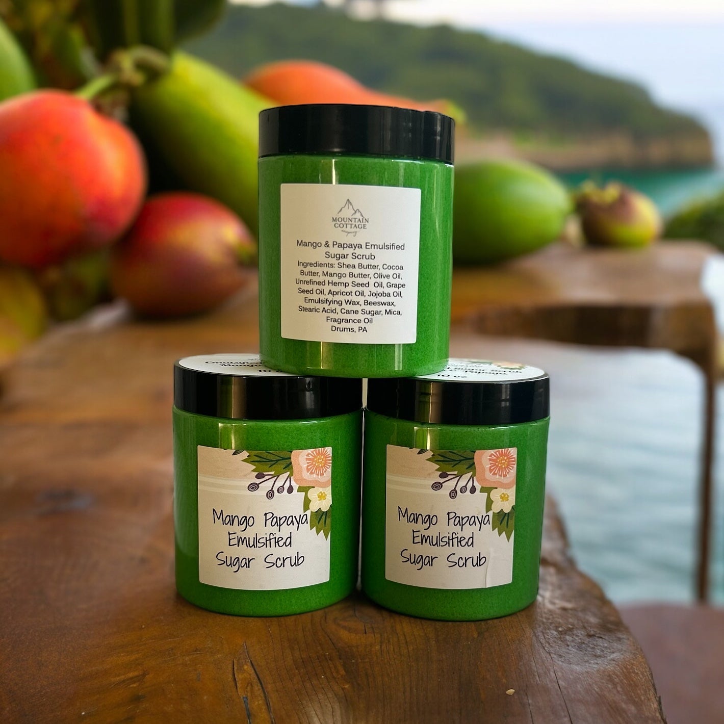 Mango & Papaya Emulsified Sugar Scrub