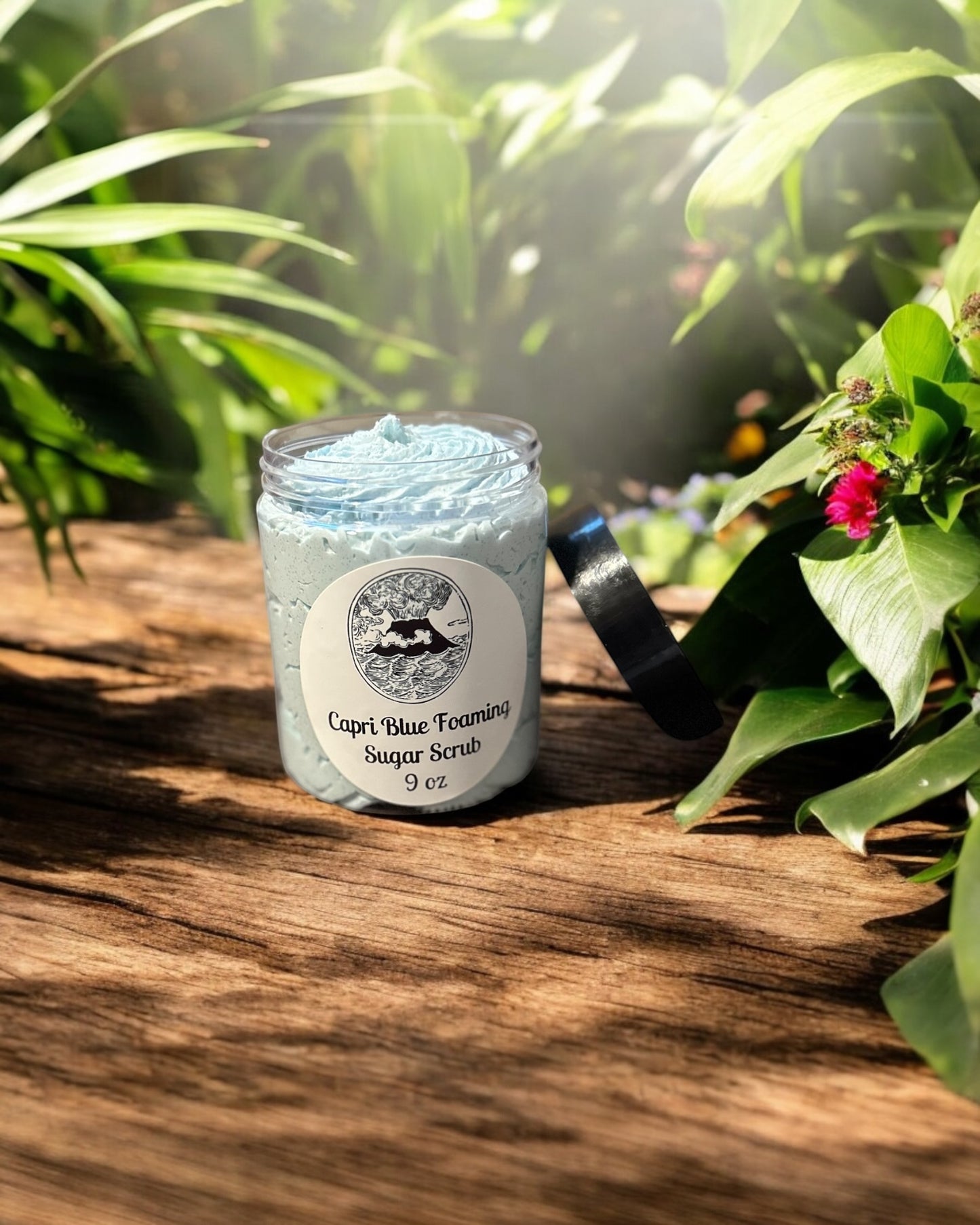 Blue Capri Volcano Scent Foaming Sugar Scrub