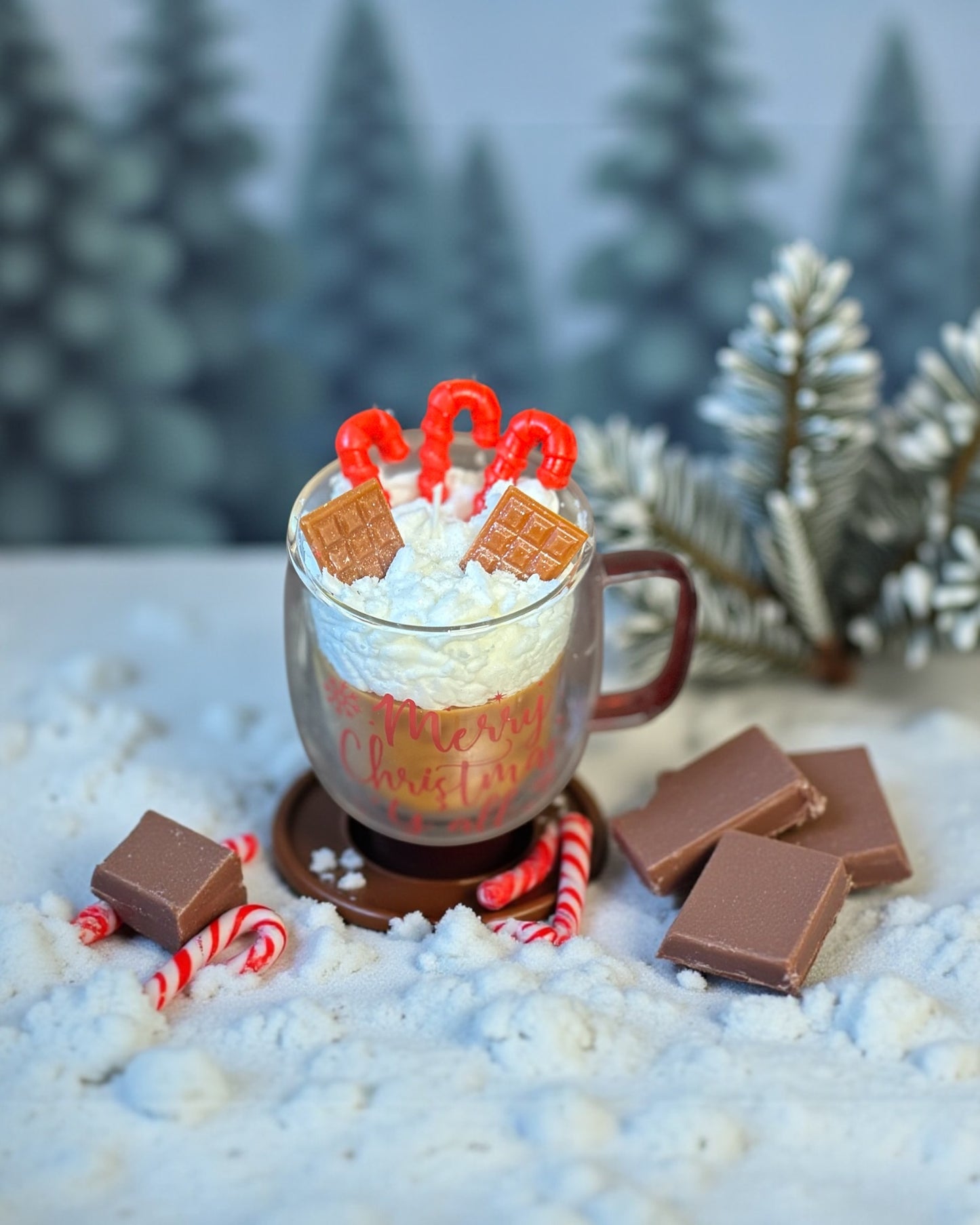 Peppermint Mocha Merry Christmas Candle