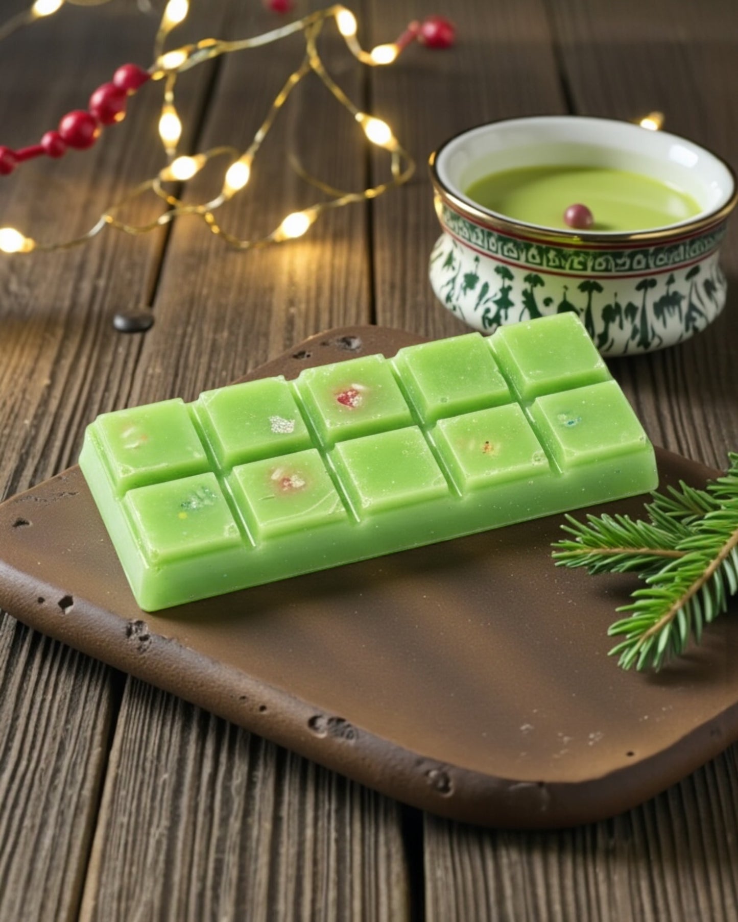 Fraser Fir Wax Melt with Holiday Embeds