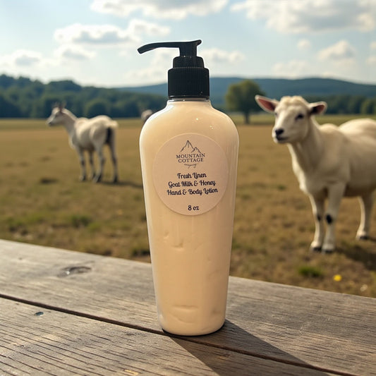 Goat Milk & Honey Lotion Scented in Fresh Linen