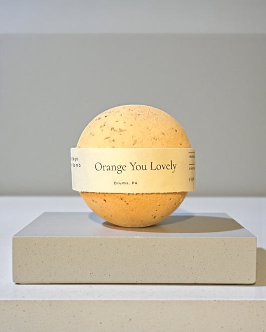 Orange you Lovely Essential Oil Bath Bomb