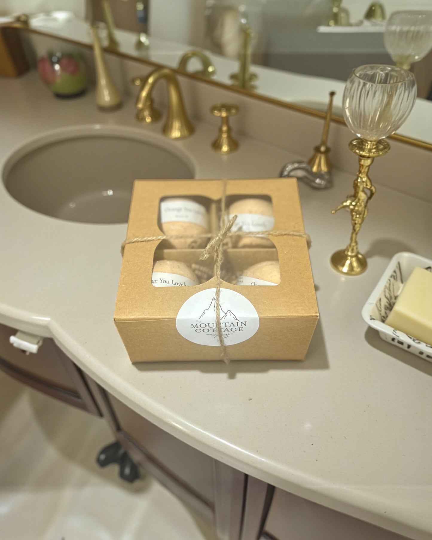 Orange Essential Oil Bath Bomb Gift Set