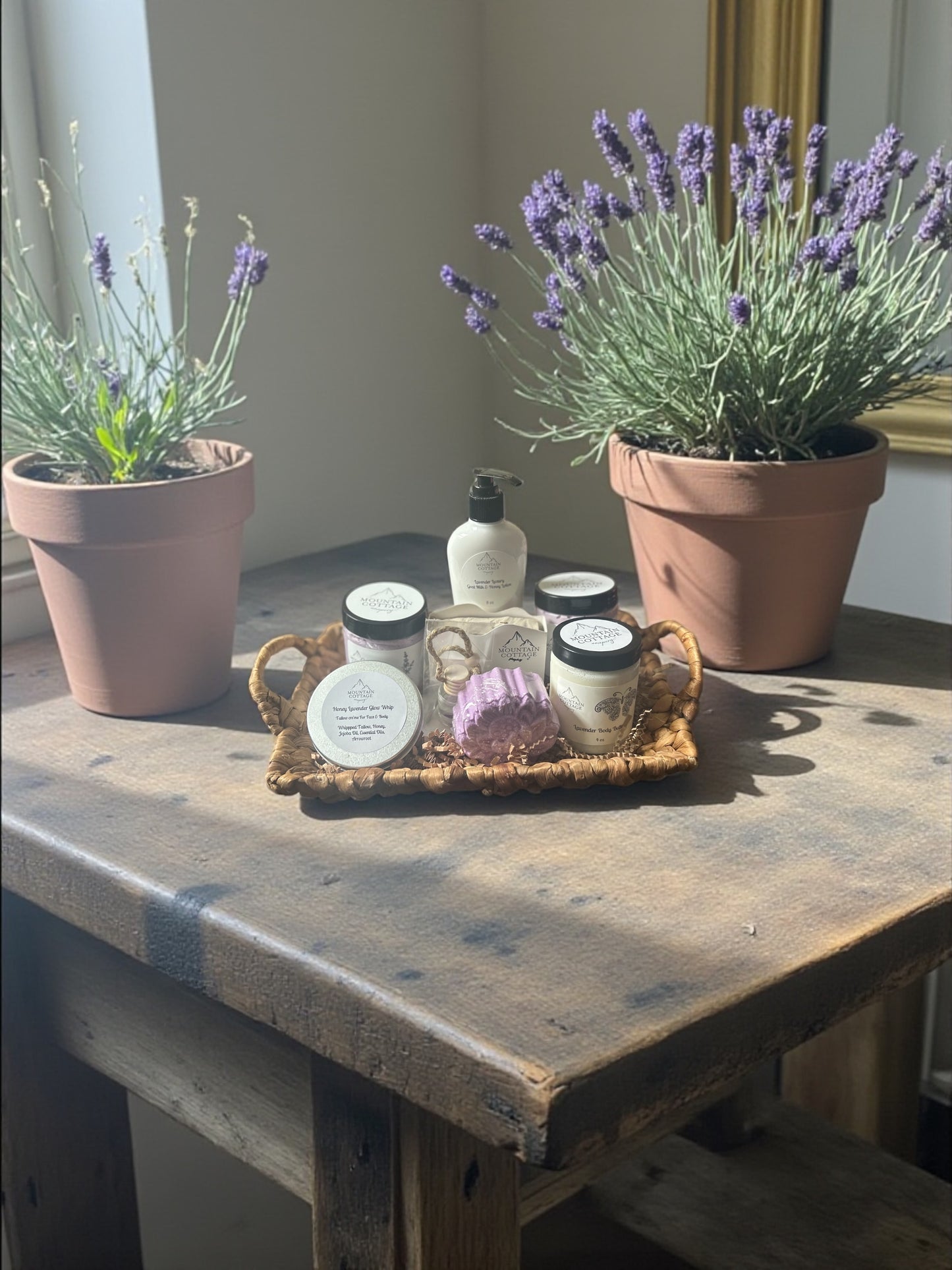 Whispers of Lavender Spa Basket