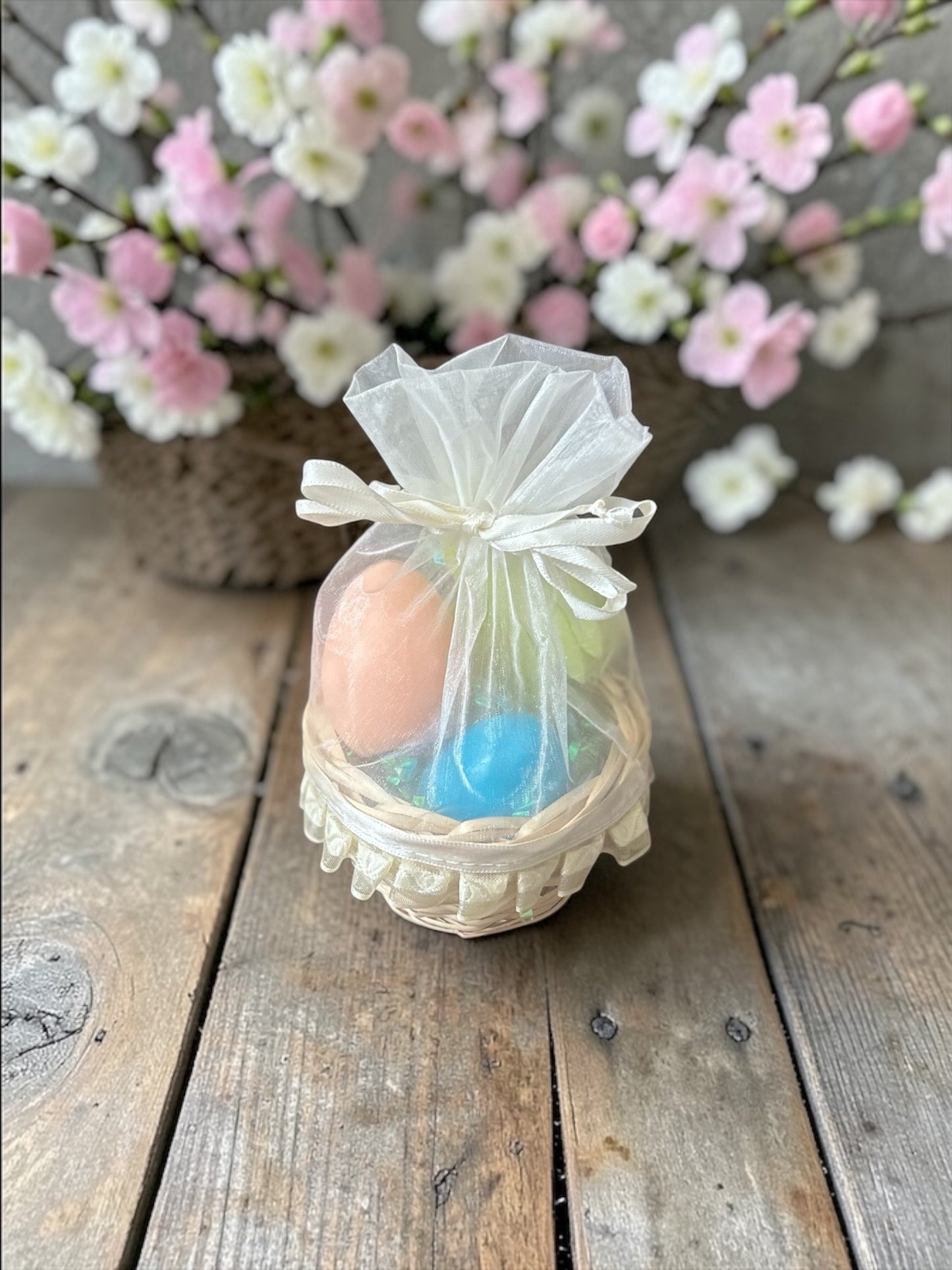 Bunny Basket Bath Time Set