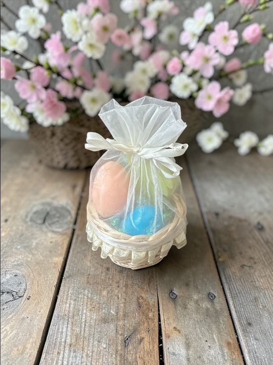 Bunny Basket Bath Time Set