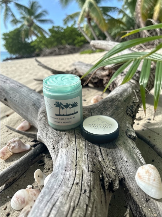Coconut Lime Verbena Shower Mousse
