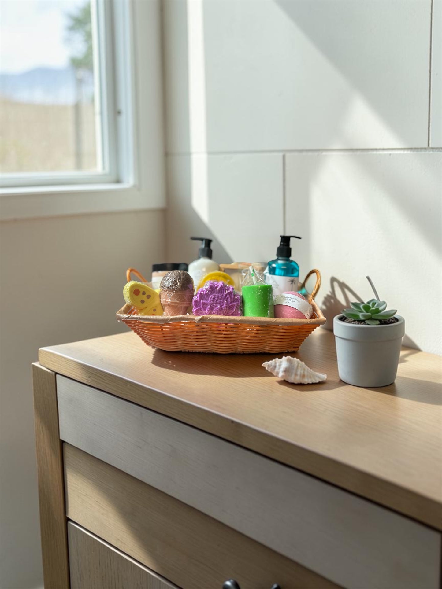 Sun Kissed Summer Luxury Spa Basket