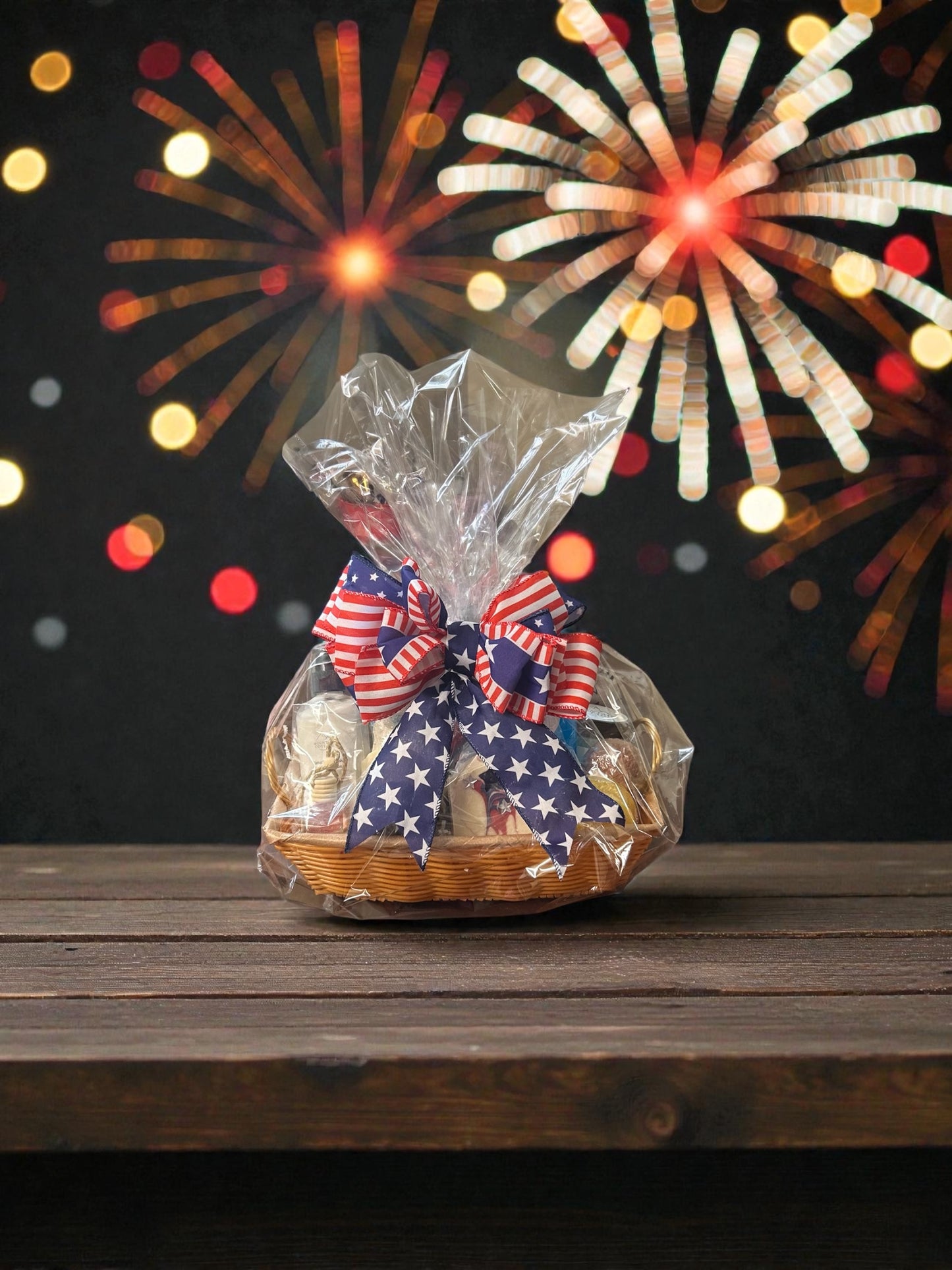 Stars Stripes and Self Care Basket