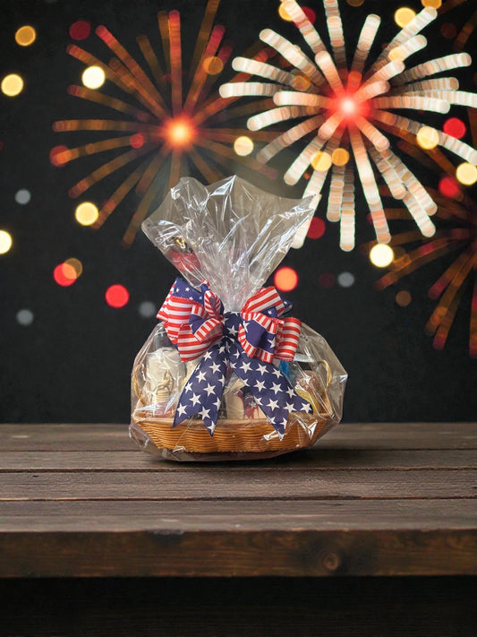 Stars Stripes and Self Care Basket